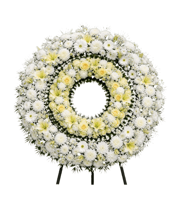 菊花混合花圈